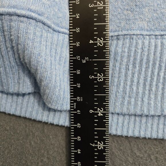 Victoria's Secret Pink Women XS Blue Lace Up Pullover Hoodie Sweatshirt - Picture 10 of 13